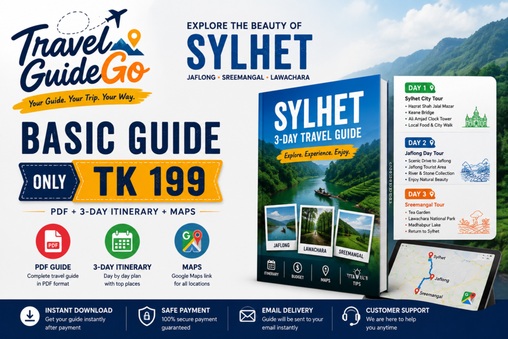 3-Day Travel Guide Basic — ৳199