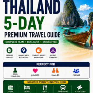 Thailand 5-Day Premium Travel Guide — ৳279